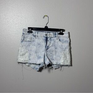 Jessica Simpson Women Denim Cherish Short Blue Shorts Size 28.